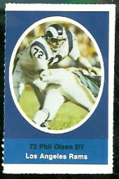 1972 Sunoco Stamps      303     Phil Olsen